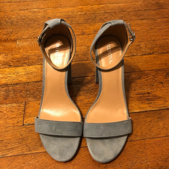 Powder Blue Heels - Picture 1 of 4